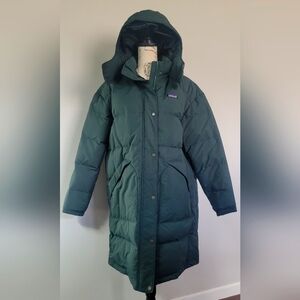 Patagonia Green Puffer Coat